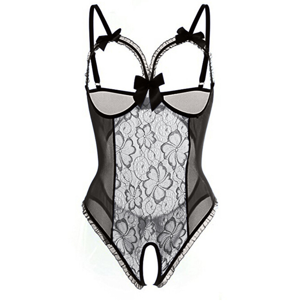 Transparent Sexy Lingerie Set  - Sheer Bra Lace ulasan dan harga