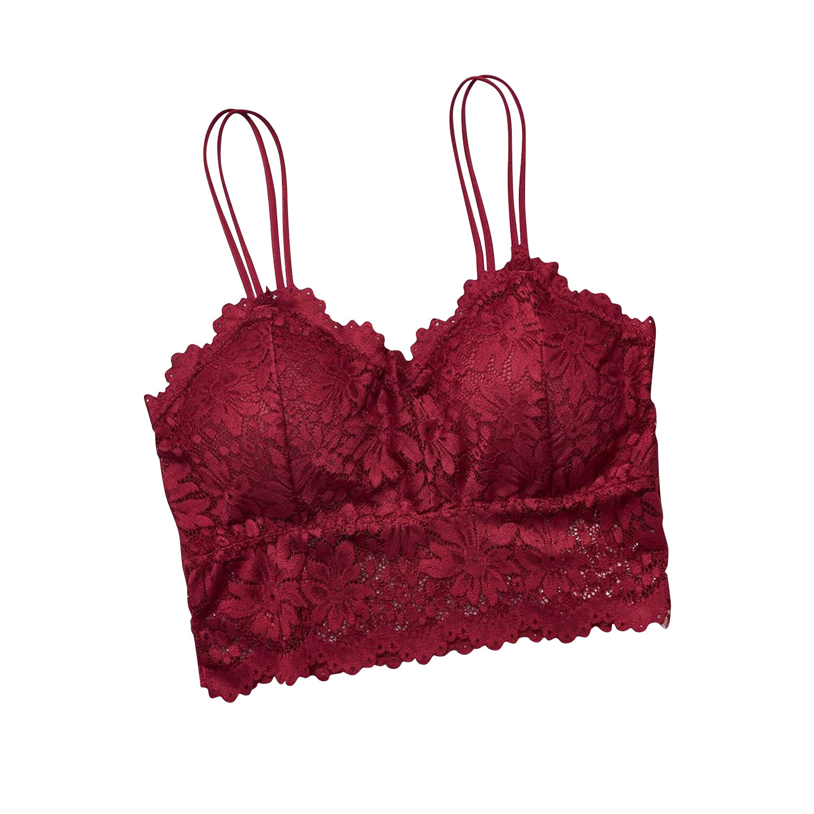 Women's Sexy Bra Top Solid Col - T Shirt Bra Seamless ulasan dan harga