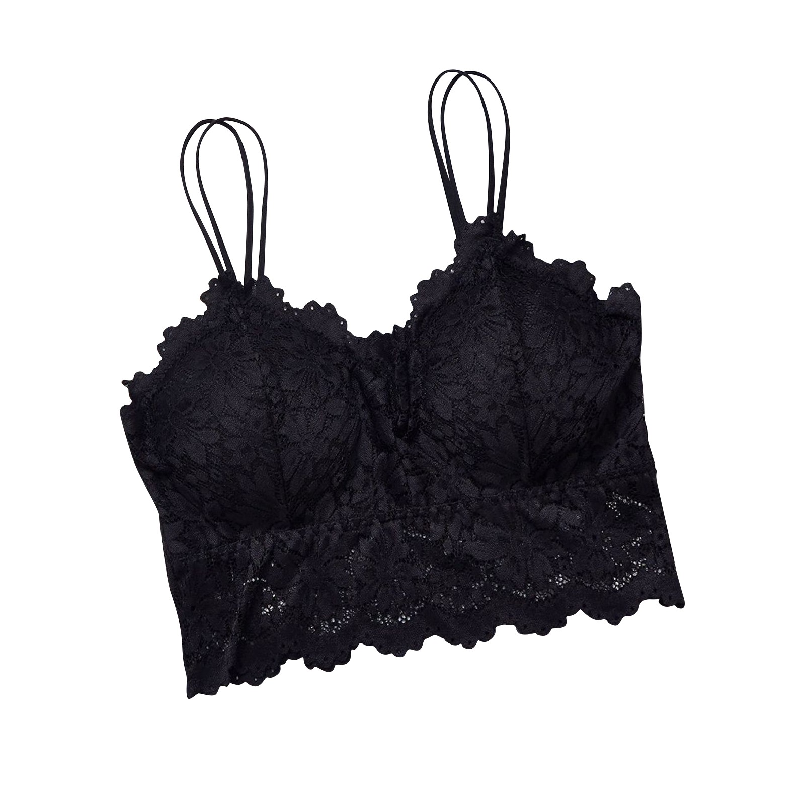 Women's Sexy Bra Top Solid Col - T Shirt Bra Seamless ulasan dan harga