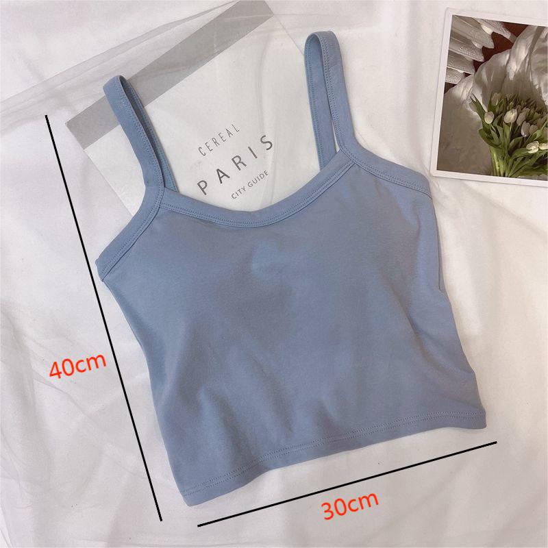 Crop Top Women Sexy Sleeveless - T Shirt Bra Seamless ulasan dan harga