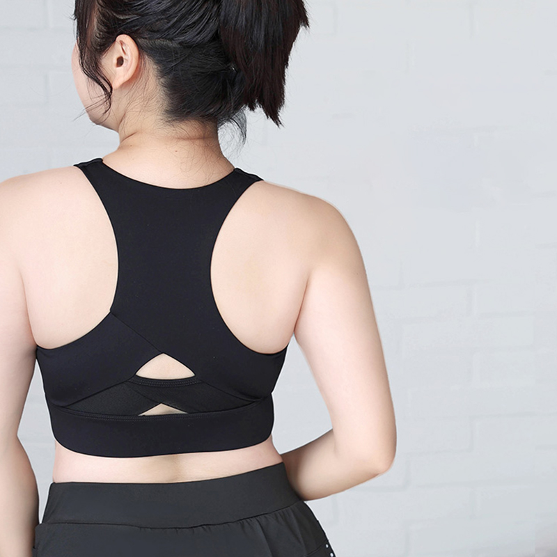 Plus Size Sports Top Woman Gym - Full Coverage Bra ulasan dan harga